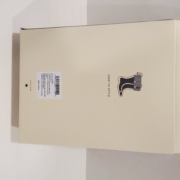 Ugg Sienna Pom Pom Short Rain Boot Socks Black - Picture 3 of 5